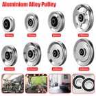 70 90 110 140mm Aluminum Bearing Pulley Wheel Gym Fitness Training Equipment Us