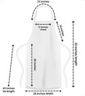 1 Dz 12 Pc  6 Pc  3 Pc White Black Unisex Bib Aprons - 100  Polyester  Cooking