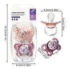  Baby Pacifier Soft-texture Ergonomic Handle Weaning Nipple For Baby Toddler 