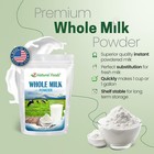 Premium Whole Milk - Powdered Milk For Baking  Cooking  Drinks - Dry Milk   P   