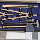 Alvin 129 B Precision Drawing Set Vtg Instruments W case Tools Germany 