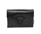 Vintage 50s - Rex Fifth Avenue - Small Leather Compact Clutch Handbag Carryall -