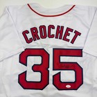 Autographed signed Garrett Crochet Boston White Baseball Jersey Jsa Coa