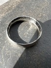 Sz 11 75 Mens Vintage Sterling Silver Us Coin Quarter Handmade Band Ring 925