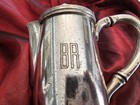   c b  q r r co   Burlington Route Dining Car Coffee Pot By Reed   Barton 