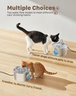 Stainless Steel Cat Water Fountain 3 2l Pet Drinking Fountain Dispenser Fliters