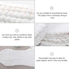 3pcs Cotton Diaper Covers Infant Cotton Diaper Newborn Cloth Washable Cloth Pads