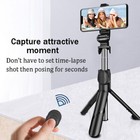 For Samsung Galaxy S24 Plus s24 Ultra Bluetooth Mini Selfie Stick Tripod Desktop