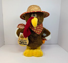 Dan Dee Turkey In The Straw Plush Sings Tags  does Not Dance  Parts repair