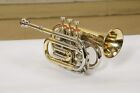 Pocket Trumpet Bb Pitch With Hard Case And Mouthpiece