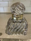 Antique Crystal Inkwell  Large  No Cracks