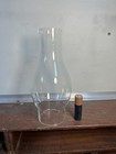 Cristal Etched Lamp Chimney globe    Original Oil Kerosene Lamp Shade 