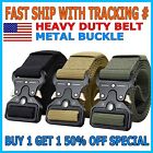 Military Belt For Men Tactical Strap Waistband Belts Quick Release Buckle Black