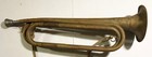 Antique U s  Military Rexcraft Regulation Brass Bugle For Reveille