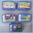 Leapfrog Leapster Learning 5 Lot Game Cartridges Rattatouille Ispy Outwit Tested