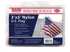 Valley Forge 3x5 Ft American Flag Nylon Embroidered Stars Sewn Stripes Usa Made