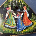 Vintage Original Russian Folk Instrument Balalaika 3 String Hand Painted