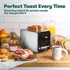 Stainless Steel 2-slice Toaster With Touchscreen And Adjustable Browning Control