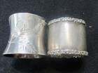 Two Lovely Antique Napkin Rings