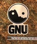 Gnu Snowboard Sticker - Snowboarding Skiing Mountain Sports Burton Powder Ski