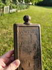 Vintage Wagner Sidney O  Cast Iron  single  Twin Waffle Iron