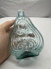 Antique 1850 s Iron Pontil Scroll Flask