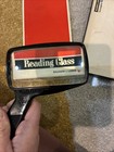 Vintage Bausch   Lomb Rectangular Reader Magnifying Reading Glass 2 X 3 7 8    Box