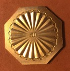 1850 Commemorative  50  Gold Octagonal Slug  Medal So Called Dollar Restrike