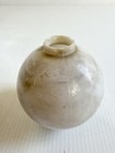 Antique Vintage White Milk Glass Lightning Rod Ball Bulb 4 5     Farmhouse Decor