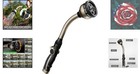 Versatile 15-inch Metal Water Wand     10 Spray Options For Efficient Garden Care