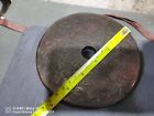 Chinese  Natural Jade Ware Carved  Round Jade Bi  Old Relief Dragon Pattern