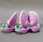 Disney Alice In Wonderland 3pcs Baby Oyster Shell Set Collection Figurine Toys