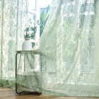  Sheer Curtains 90 Inches Long For Living 52 w X 90 l  pack Of 2  Sage Green