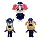 Sheriff Labrador Plush Toy      Soft Police Dog Doll Stuffed Animal Kids Gift New