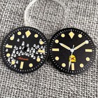 New 29mm Green Lumen 50-fathoms Ghost Pattern Watch Dial For Nh35 Watch Part