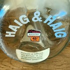 Vintage Haig   Haig Dimple Pinch Scotch Whiskey Bottle   Cap Wi Tax Stamp 8 Inch