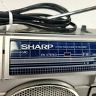 Sharp Gf-4343 S Boombox Stereo Radio Cassette Recorder 1980 s As Is Vintage
