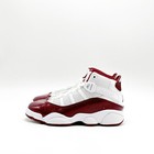  new  Pre-school Kids Nike Air Jordan 6 Rings  ps  White team Red  323432 165 