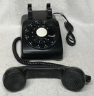1950s Western Electric C d 500   10 53   Black Rotary Dial Desk Table Telephone