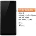 For Samsung Galaxy Note 9 Lcd Display Touch Screen Digitizer Assembly   Frame