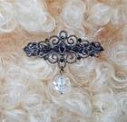 Phantom Of The Opera Hairclip barrette W stage Used Bead From Chandelier Unique