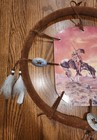 Cherokee Native American Dream Catcher Wall Hanging Horse Rider Scene