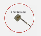 Resound Surefit 2 Aid Receiver Wire For Key Linx   Linx3d Quattro  3 Prongs  New