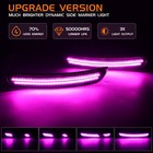 For 2015-2022 Dodge Charger Dynamic Front Rear Bumper Led Side Marker Light Lamp