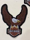 Harley Davidson Large Eagle Embroidered Iron sew- On Patch Usa Motorcycle Jacket