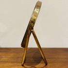 Vintage Art Deco Adjustable Brass Vanity 2-sided Dresser Table Top Mirror