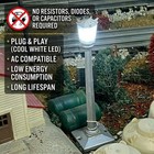 10pcs White   433 Light Led Bulbs 18 Volt Bayonet Base Bulb For Lionel Trains