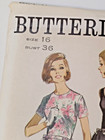 Butterick 3858 Dress Sewing Pattern Ladies 16 Vtg 60 s Uc Sleeveless Slim Scoop