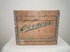 Vintage Vernors Wooden Soda Pop Crate   Gaco Tubbolt Boxes   1967