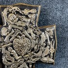 Vintage Milagros Cross Wood Charms Milagro Handmade Mexico Folk Art Wall Art
